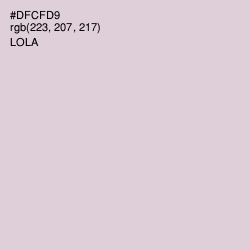 #DFCFD9 - Lola Color Image