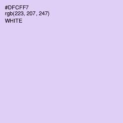 #DFCFF7 - Moon Raker Color Image