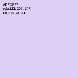 #DFCFF7 - Moon Raker Color Image