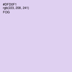 #DFD0F1 - Fog Color Image