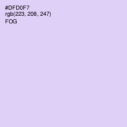 #DFD0F7 - Fog Color Image