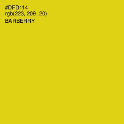 #DFD114 - Barberry Color Image
