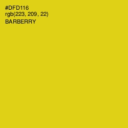 #DFD116 - Barberry Color Image