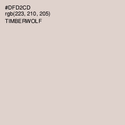#DFD2CD - Timberwolf Color Image