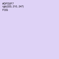 #DFD2F7 - Fog Color Image