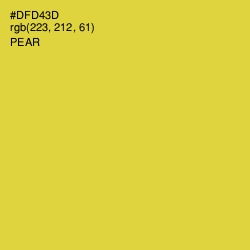 #DFD43D - Pear Color Image