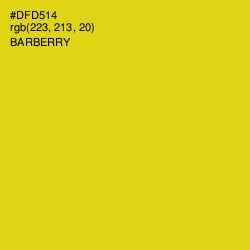 #DFD514 - Barberry Color Image
