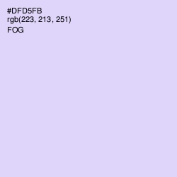 #DFD5FB - Fog Color Image
