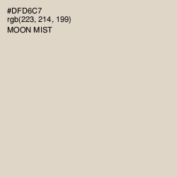 #DFD6C7 - Moon Mist Color Image