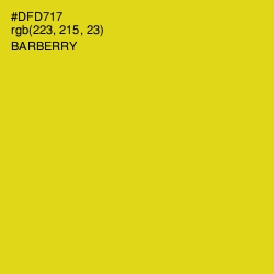 #DFD717 - Barberry Color Image