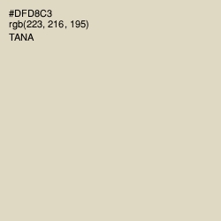 #DFD8C3 - Tana Color Image