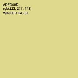 #DFD98D - Winter Hazel Color Image