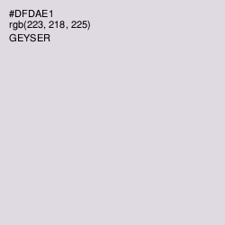 #DFDAE1 - Geyser Color Image