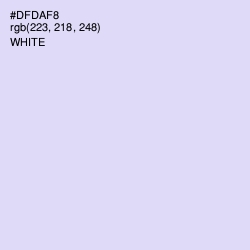 #DFDAF8 - Fog Color Image