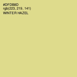 #DFDB8D - Winter Hazel Color Image