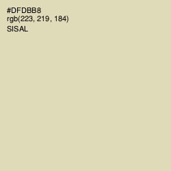 #DFDBB8 - Sisal Color Image
