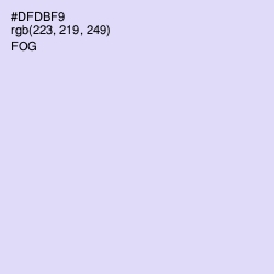 #DFDBF9 - Fog Color Image