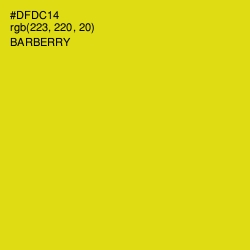 #DFDC14 - Barberry Color Image