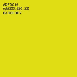#DFDC16 - Barberry Color Image