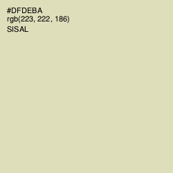 #DFDEBA - Sisal Color Image