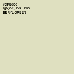 #DFE0C0 - Beryl Green Color Image