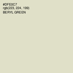 #DFE0C7 - Beryl Green Color Image