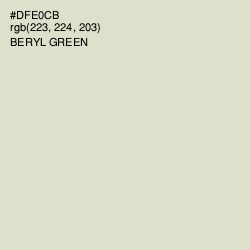 #DFE0CB - Beryl Green Color Image