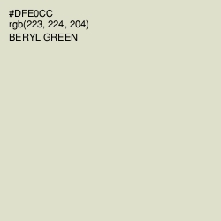 #DFE0CC - Beryl Green Color Image