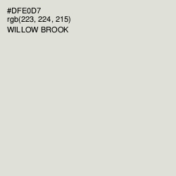 #DFE0D7 - Willow Brook Color Image