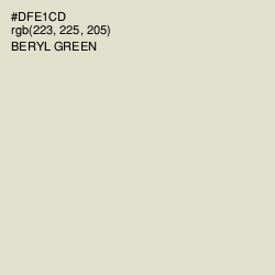 #DFE1CD - Beryl Green Color Image