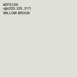 #DFE1D9 - Willow Brook Color Image