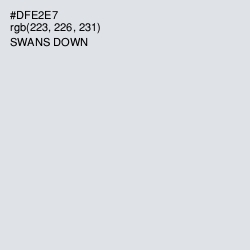 #DFE2E7 - Swans Down Color Image