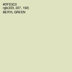 #DFE3C0 - Beryl Green Color Image