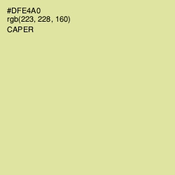 #DFE4A0 - Caper Color Image