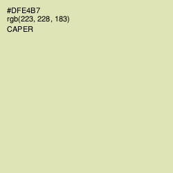 #DFE4B7 - Caper Color Image