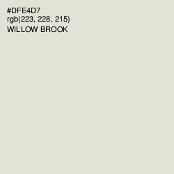 #DFE4D7 - Willow Brook Color Image
