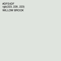 #DFE4DF - Willow Brook Color Image