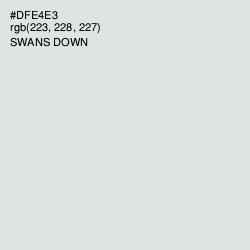 #DFE4E3 - Swans Down Color Image