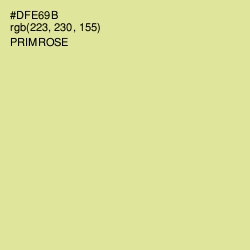 #DFE69B - Primrose Color Image