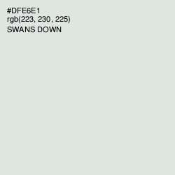 #DFE6E1 - Swans Down Color Image