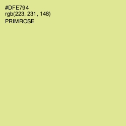 #DFE794 - Primrose Color Image