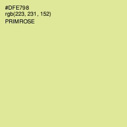 #DFE798 - Primrose Color Image