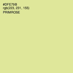 #DFE79B - Primrose Color Image