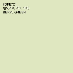 #DFE7C1 - Beryl Green Color Image