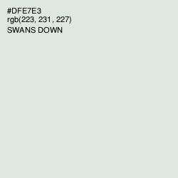#DFE7E3 - Swans Down Color Image