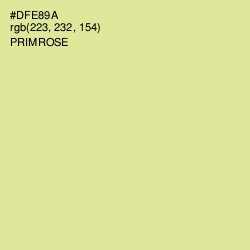 #DFE89A - Primrose Color Image