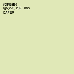 #DFE8B6 - Caper Color Image