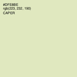 #DFE8BE - Caper Color Image