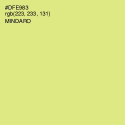 #DFE983 - Mindaro Color Image