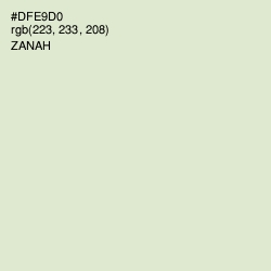 #DFE9D0 - Zanah Color Image